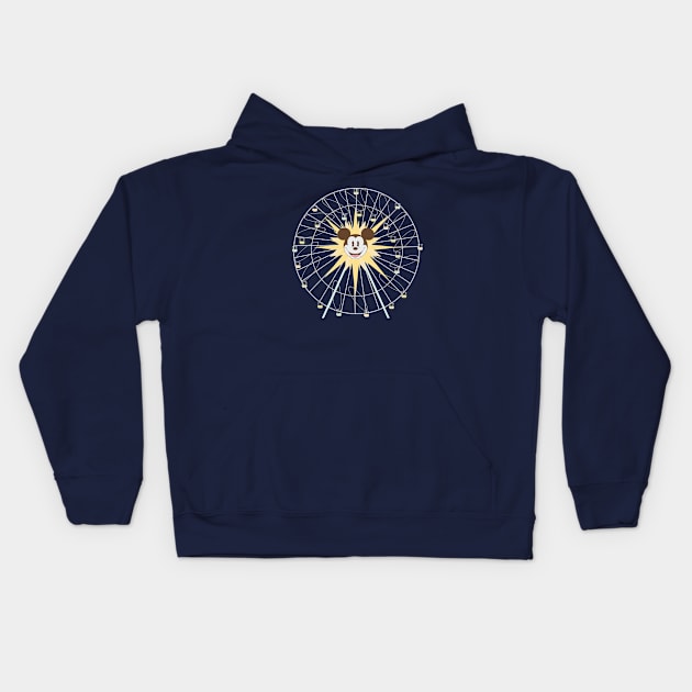 Big Wheel Kids Hoodie by littlemoondance